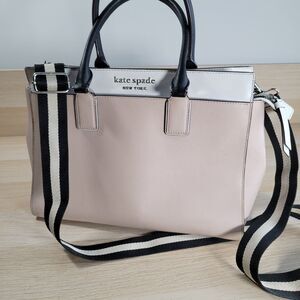 Kate Spade New York Cameron Satchel Color Block Handbag Purse Crossbody Tote